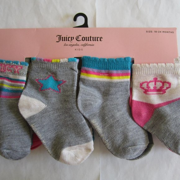 Juicy Couture Accessories Juicy Couture Kids Pairs Socks 1824